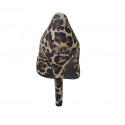 Woman's pointy pump shoe in spotted suede heel 9 - Available sizes:  31