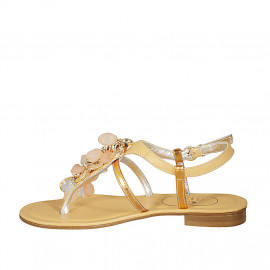 Woman's thong sandal with... 2