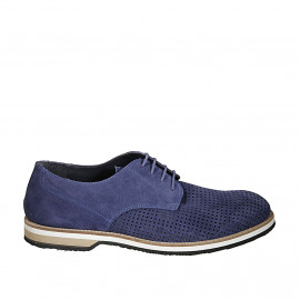 Men's laced derby shoe in...